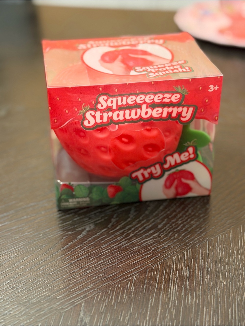 Sunny Days Squeeeze Squishy Strawberry Toy